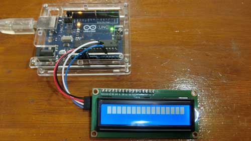 I2CのLCD