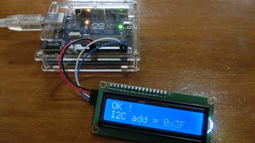 I2CのLCD