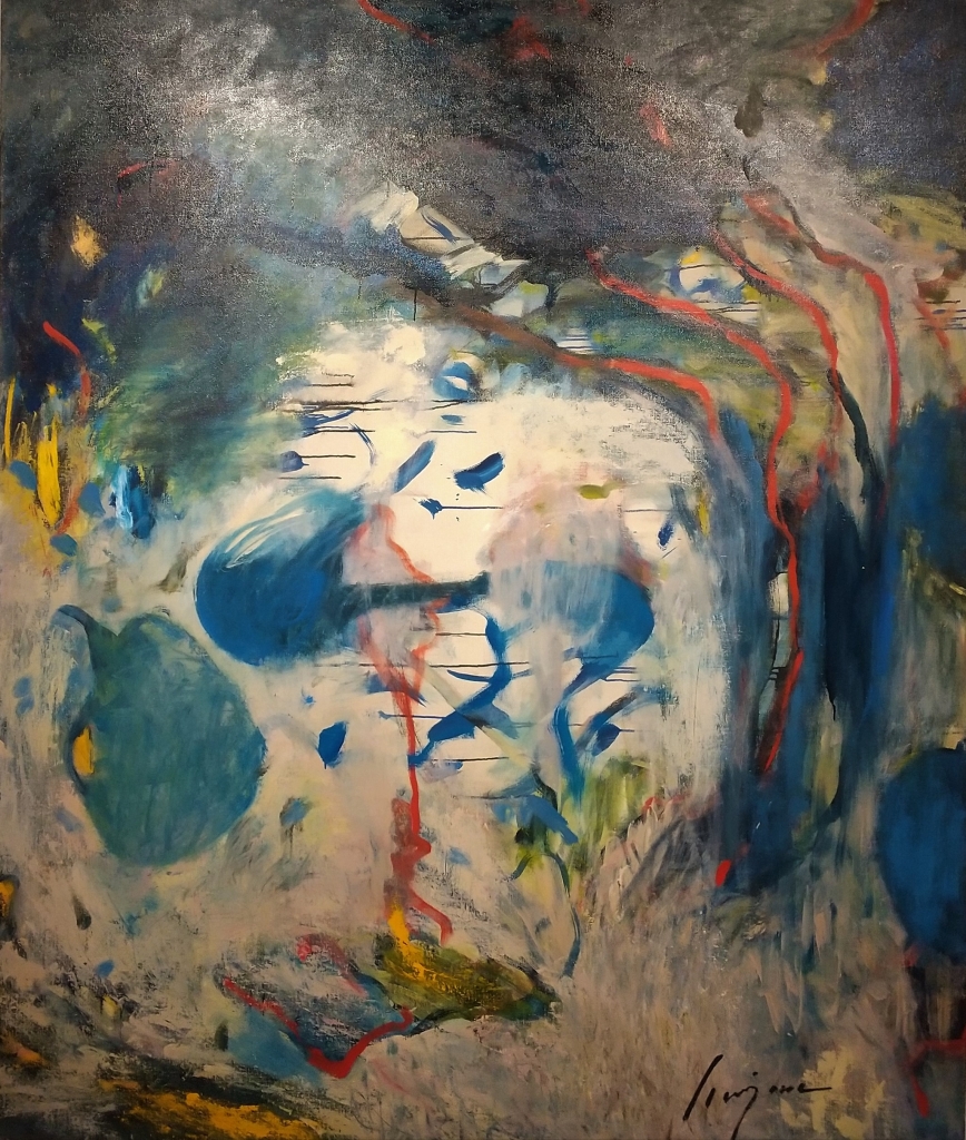 野見山暁治　アクリル・ガッシュ抽象画　黄色い風景　美術館級名作　全集に情報掲載 野見山暁治 アクリル・ガッシュ抽象画 黄色い風景 美術館級名作