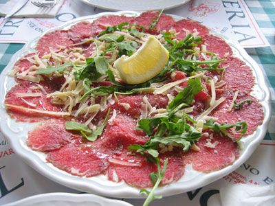 牛肉のカルパッチョ