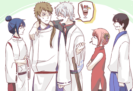 銀さんにパフェを強請られるお兄たま Senpai