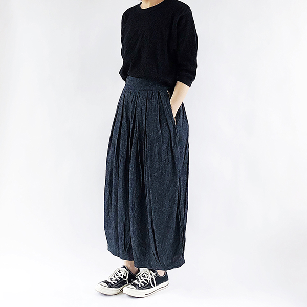 綿麻デニムサーカスキュロット再入荷 | HARVESTY｜NEWS 