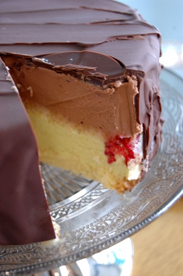 パリパリチョコのジェラートアイスケーキ