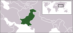 パキスタン地図