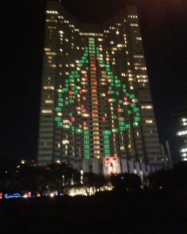 グランドプリンス赤坂のXmasイルミ