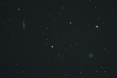 ふくろう星雲(M97)とM108
