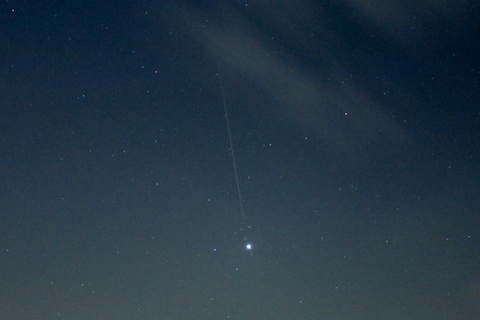 ペルセウス座流星群の流星