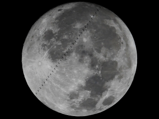 ISS Moon Transit