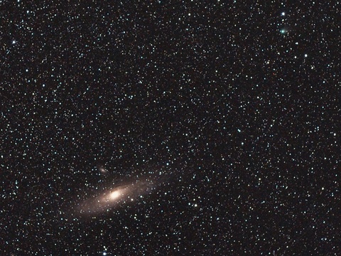 M31とレモン彗星