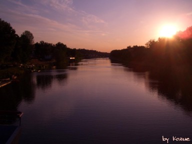 A monte del fiume Arno