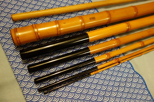 江戸和竿 正勇作 2節揃え10継 タナゴ小鮒竿 和竿竹竿