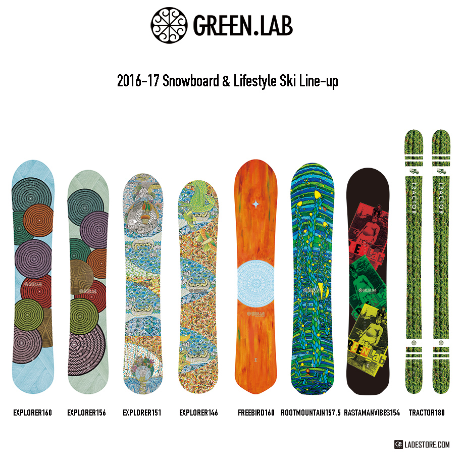 とっておきし新春福袋 GREEN LAB グリーン ラボ スノーボード 板 D.I.Y