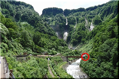 称名滝駐車場