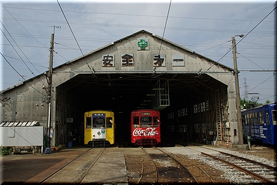 万葉線 米島口車庫