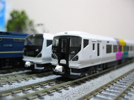Nゲージ鉄道模型】KATO E257系「あずさ・かいじ」 我が家鉄道に入線