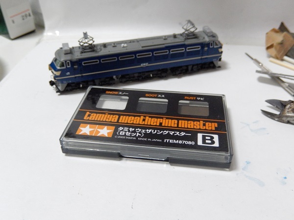 Nゲージ鉄道模型】TOMIX EF66-27エアホース取り付けと軽くｳｴｻﾞﾘﾝｸﾞ実施
