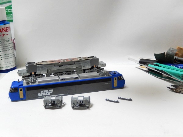 Nゲージ鉄道模型】KATO EF200JR貨物新更新色ウェザリング工事 Nゲージ鉄道模型】KATO EF200JR貨物新更新色ウェザリング工事