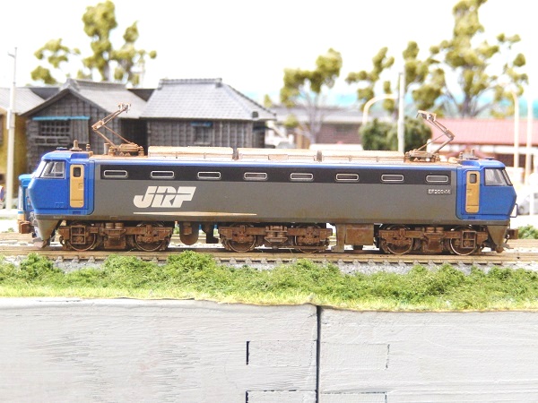 Nゲージ鉄道模型】KATO EF200JR貨物新更新色ウェザリング工事