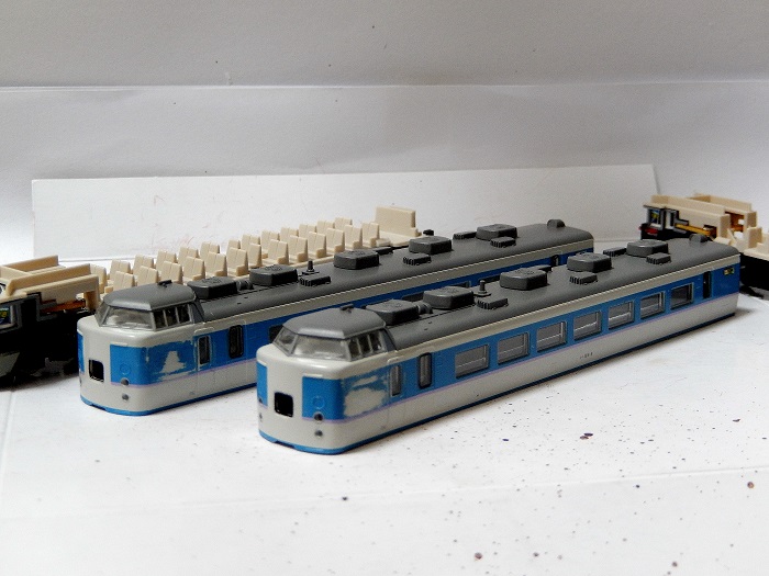 Nゲージ鉄道模型】KATOベース189系M50編成 今日は塗装には向いていない