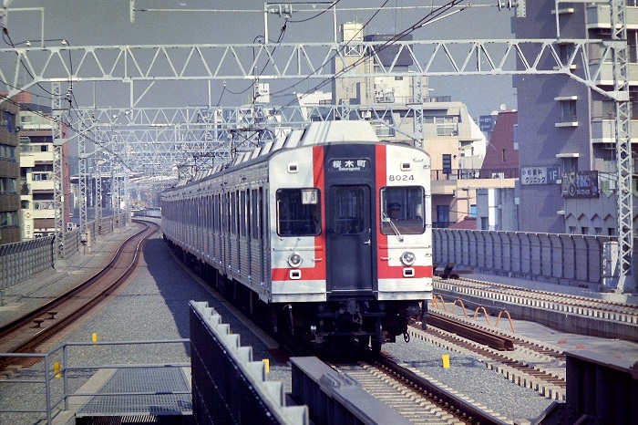 懐かし撮り鉄】1998年12月東急東横線 武蔵小杉と学芸大学にて東急8000