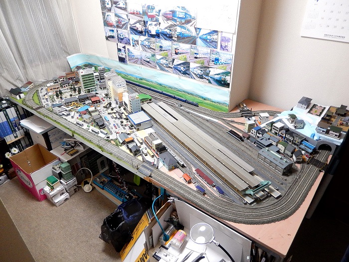 Nゲージジオラマ自宅新レイアウト製作記】 ジオコレ建物コレクション