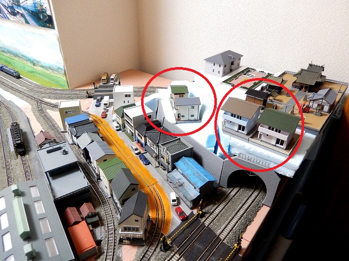 Nゲージジオラマ自宅新レイアウト製作記】 ジオコレ建物コレクション