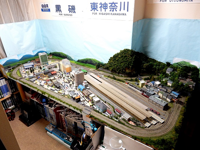 Nゲージ レイアウト　オマケ多め Nゲージ】1畳サイズの複線立体交差8の字レイアウトを考える