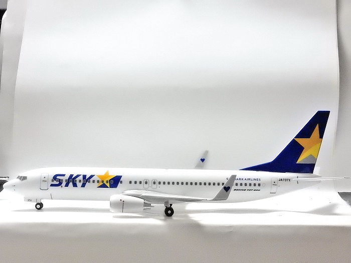 スカイマーク×阪神タイガース ボーイング737-800 1/130 エバー
