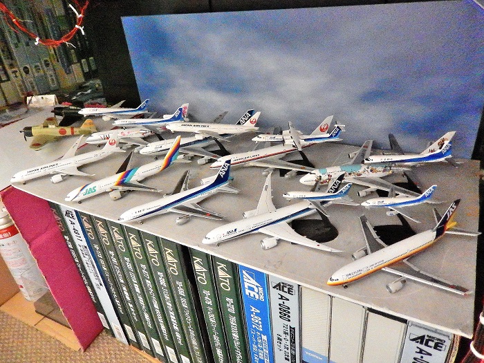 航空機事業部】1/400や1/500JAL・ANA飛行機展示スペースのリニューアル