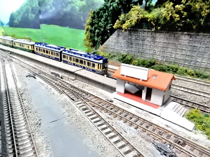 Nゲージジオラマ自宅新レイアウト製作記】 江ノ電線 東和賀野駅