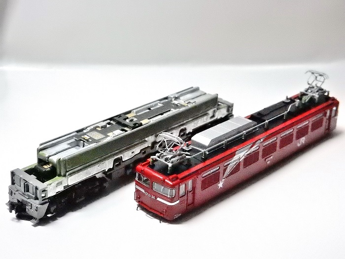 Nゲージ鉄道模型】＜入線整備＞KATO EF81北斗星色 パンタ・碍子