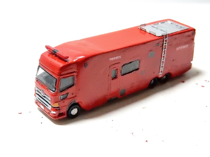 日野プロフィア はしご消防車 | チョロQ学園 改造コンテスト