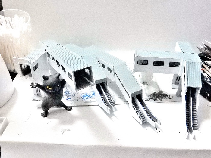 全ての Nゲージジオラマ自宅新レイアウト製作記】＜和賀野駅建設工事 鉄道模型