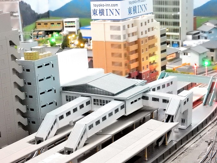 Nゲージジオラマ自宅新レイアウト製作記】＜和賀野駅建設工事KATO橋上