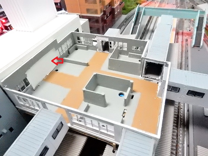 Nゲージ　自作ストラクチャー　ビル建設現場 Nゲージ 自作ストラクチャー ビル建設現場 （自己流