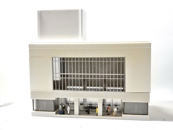 Nゲージ　自作ストラクチャー　ビル建設現場 Nゲージ 自作ストラクチャー ビル建設現場