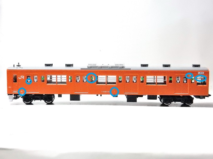 M&M　鉄道模型　電車の中間車1両 M&M 鉄道模型 電車の中間車1両 M&M 鉄道模型 電車の中間車