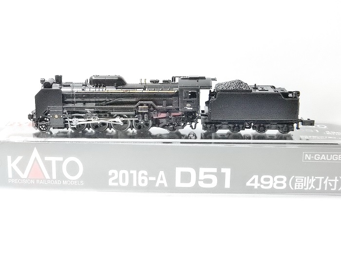 KATO D51 498 Nゲージ 鉄道模型　2016-2 未使用品 Nゲージ】KATO D51 498(副灯付)（2016-A）を購入 | 鉄道模型を