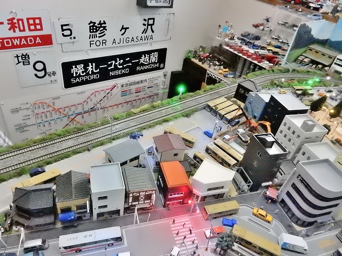 新品未使用　ジオラマ19点まとめ売り　橋　駅前公園　町工場　駅前商店　Nゲージ 駅前タクシー営業所A | ミニチュア工房