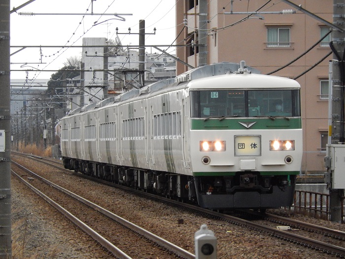 撮り鉄】185系B6編成 横浜線 鉄道開業 150 年記念「185 系で行く