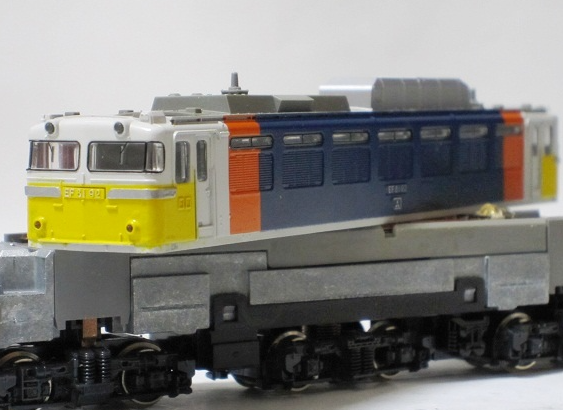 KATO EF81カシオペアのディテールアップ工事 塗る！編（＾＾ゞ