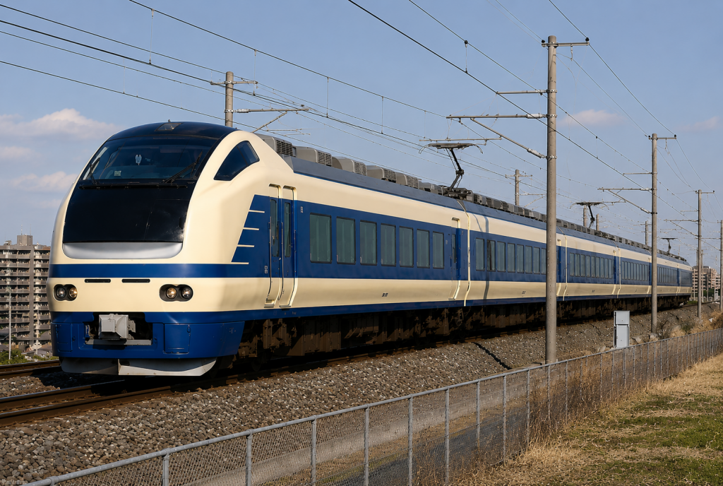 e653系 車掌姿の伊達さゆりと乗車 E653系国鉄色で行く上野