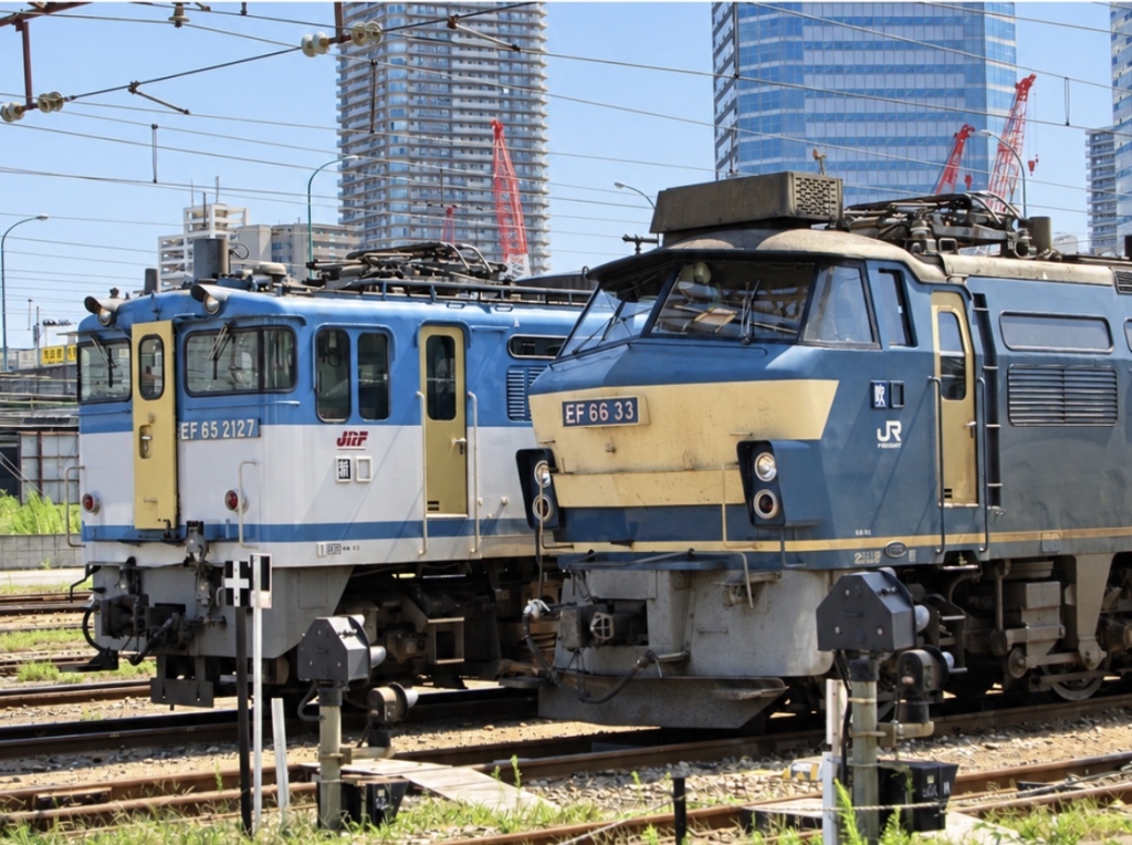 13年前の今日】EF65 2127×EF66 33──2013年9月20日、新鶴見で見られた