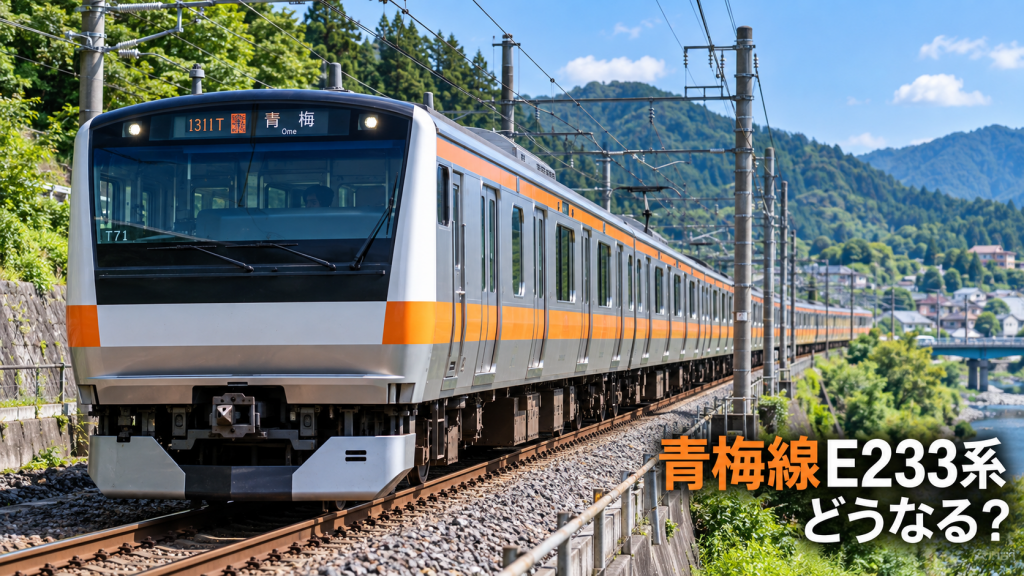 青梅線E233系はどうなる？】青662＋P525も秋田へ 機器更新が相次ぐ青