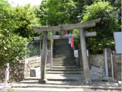 安居神社の階段