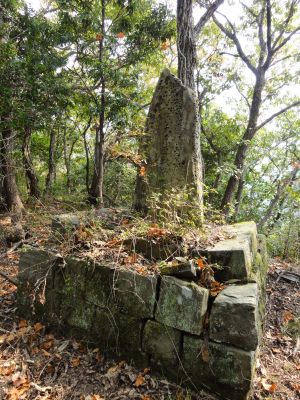 大東亜守備の地の石碑
