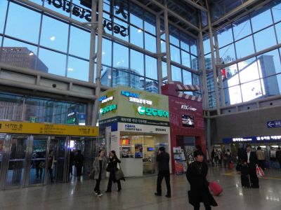 ソウル駅の観光ブース
