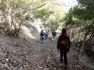 芋崎砲台からの帰路