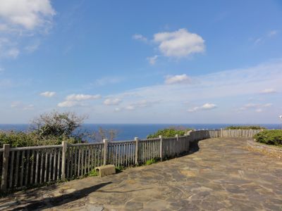 対馬北部の眺望