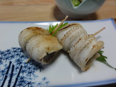 あなごの梅肉ロール